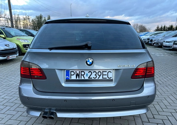 BMW Seria 5 cena 27900 przebieg: 348000, rok produkcji 2008 z Mrocza małe 781